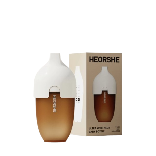  Bình Sữa Cổ Rộng Heorshe Silicone 