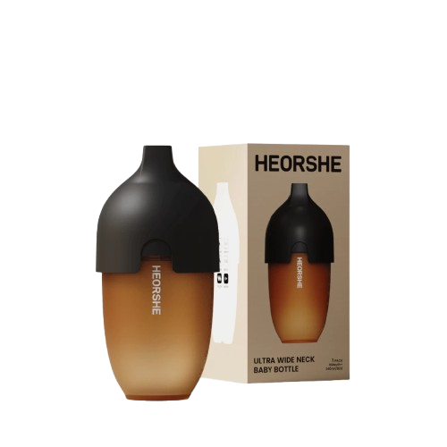  Bình Sữa Cổ Rộng Heorshe Silicone 