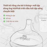  Bình tập hút Thyseed PPSU cao cấp chống sặc cho bé 6M+ (300ml) 