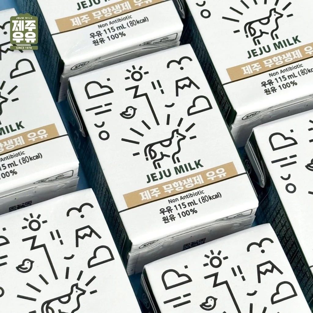  Sữa tươi không kháng sinh JEJU MILK (115ml) 