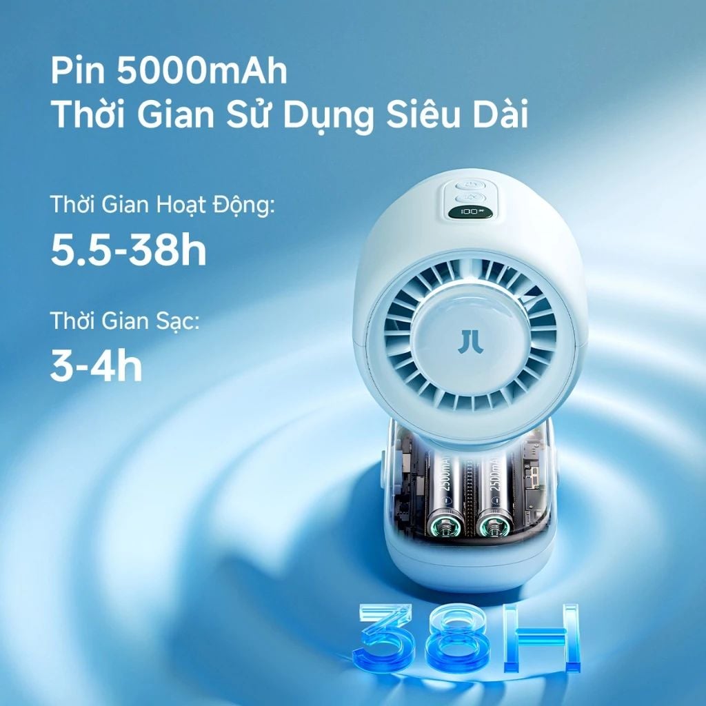  Quạt Xe Đẩy Bạch Tuột JisuLife 4 