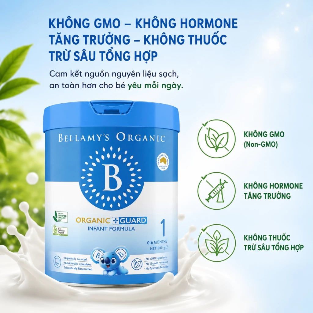  Sữa Bellamy’s Organic Guard Lactoferrin Số 1 