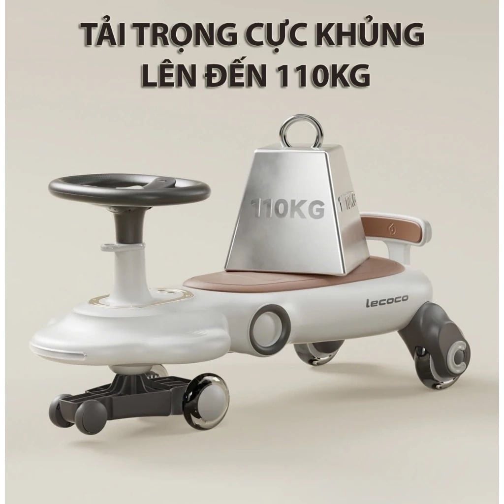  Xe Lắc kèm đuôi kéo Lecoco Swing Car Figg F2 