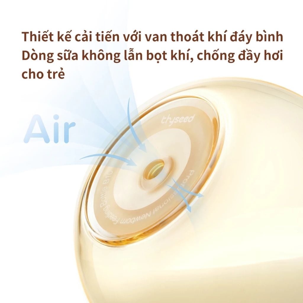  Bình sữa chống đầy hơi Thyseed PPSU cho trẻ sơ sinh 