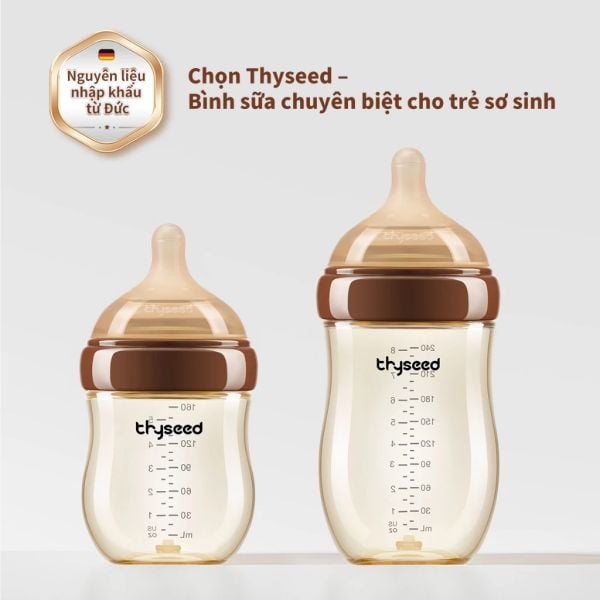  Bình sữa chống đầy hơi Thyseed PPSU cho trẻ sơ sinh 