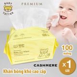  Khăn Giấy Bông Khô Cao Cấp Baby Tattoo Cho Bé Chất Vải CASHMERE 
