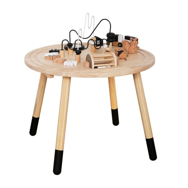  (A) Bàn Chơi Tròn Bận Rộn LouLou by Vinaquick 