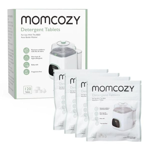  Viên Rửa Bình Sữa Chuyên Dụng Cho Máy KleanPal Pro Momcozy (120 Viên) 