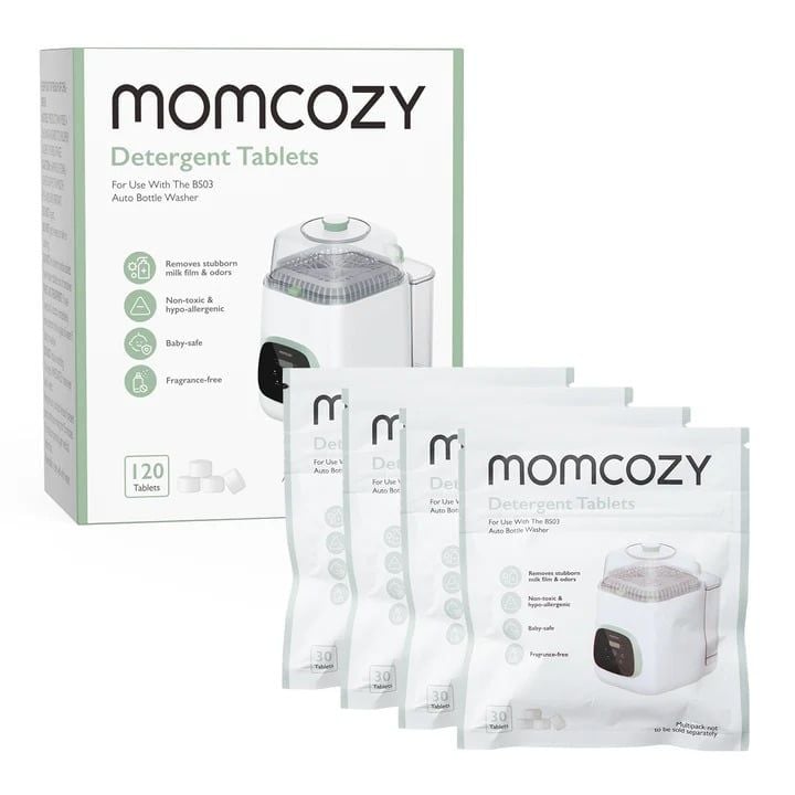  Viên Rửa Bình Sữa Chuyên Dụng Cho Máy KleanPal Pro Momcozy (120 Viên) 