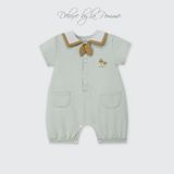  Body cộc tay La Pomme cổ cách điệu thế giới hạt dẻ 