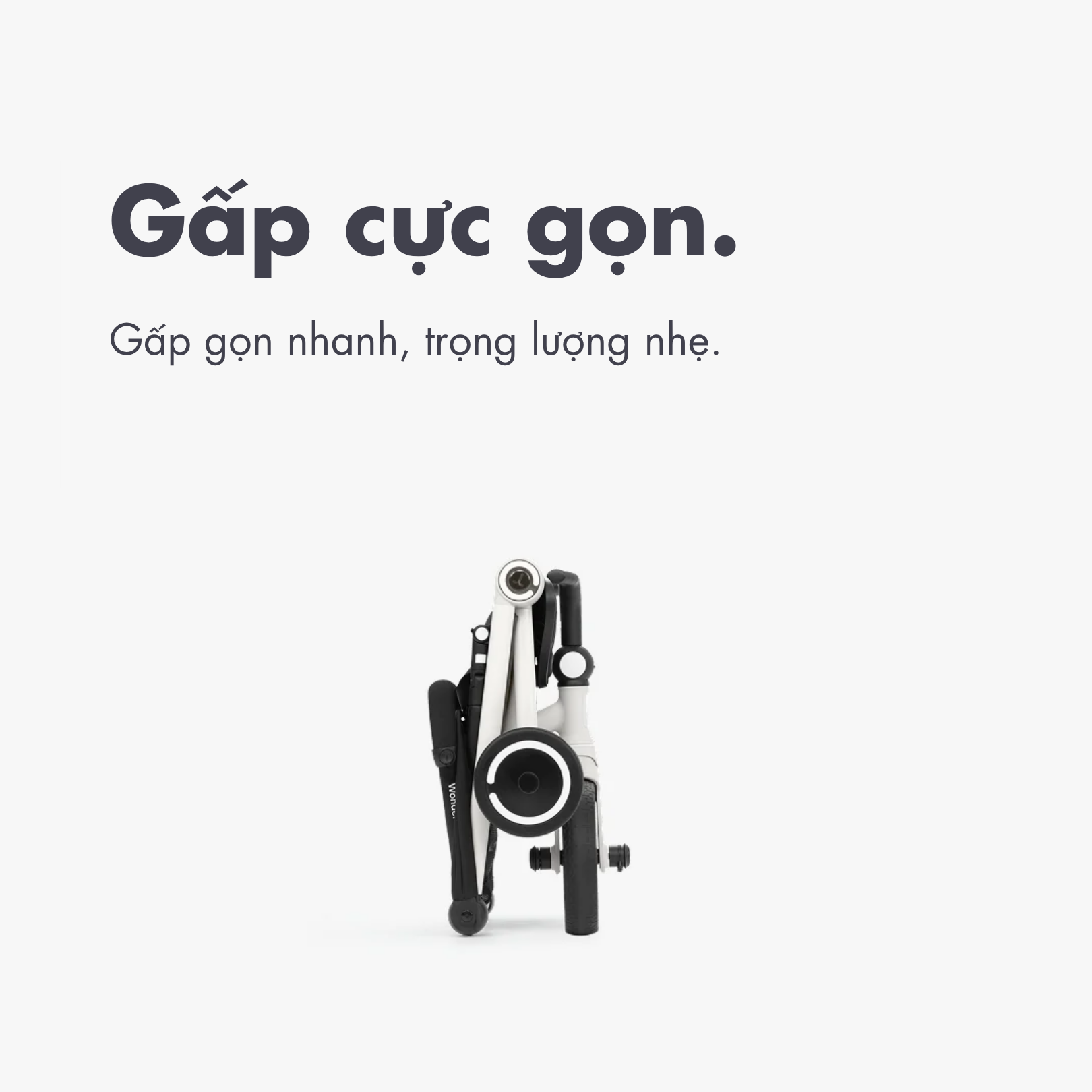  XE ĐẨY BA BÁNH SMARTRIKE WONDER - MOONLIGHT OFF WHITE 