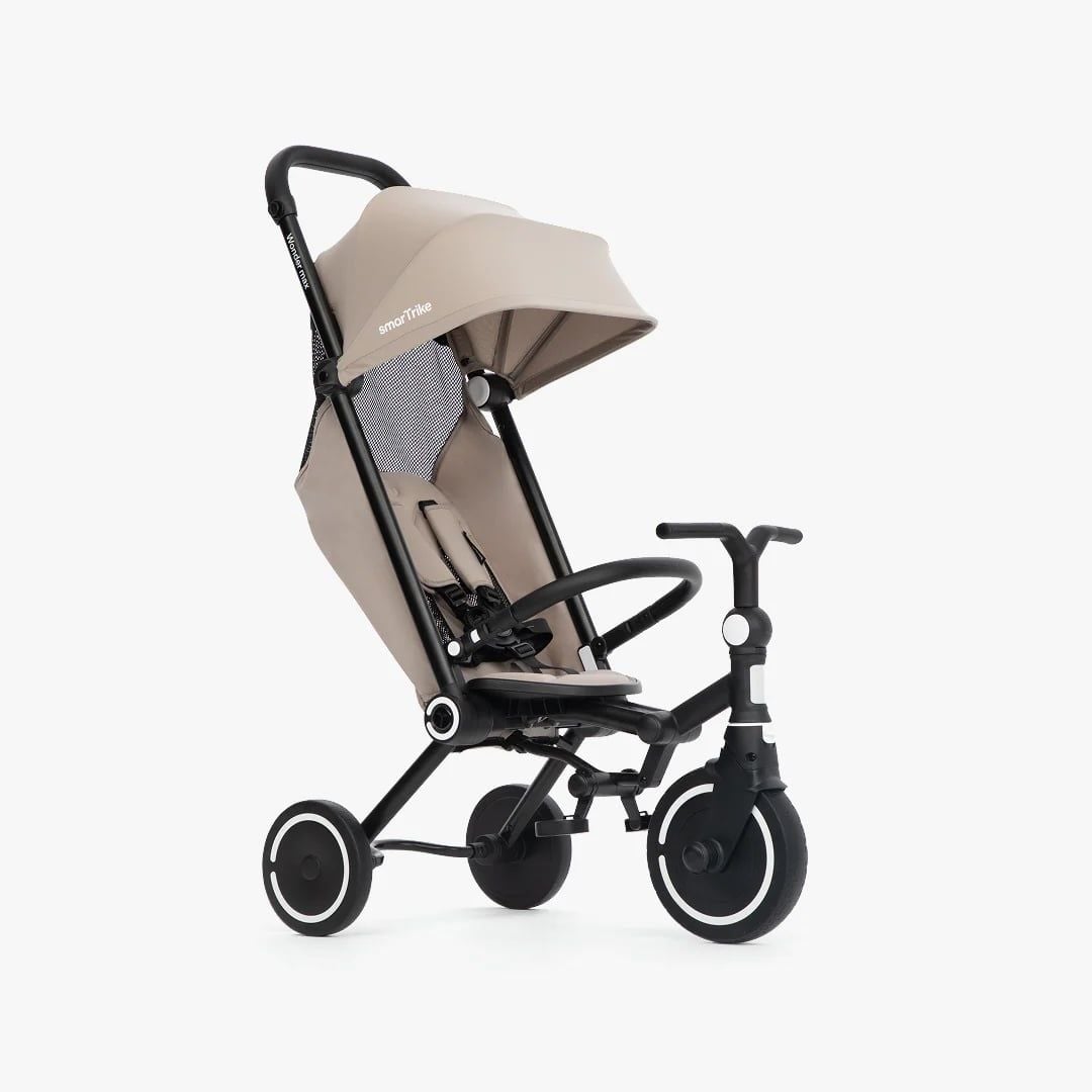  XE ĐẨY BA BÁNH SMARTRIKE WONDER MAX - STONE BEIGE 