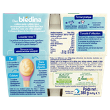  Sữa chua Bledina Brasses vị Xoài Đào 6M+ (95g x 4) 