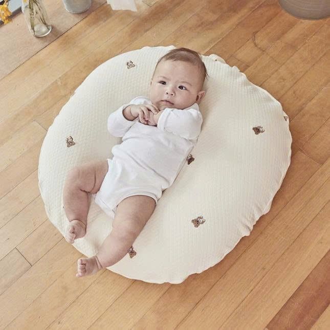  GỐI CHỐNG TRÀO NGƯỢC ROTOTO BEBE AIRMESH NGUYÊN KHỐI - GỖ SỒI NƠ GẤU 