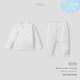  Bộ dài Nous cài lệch màu trắng NB 