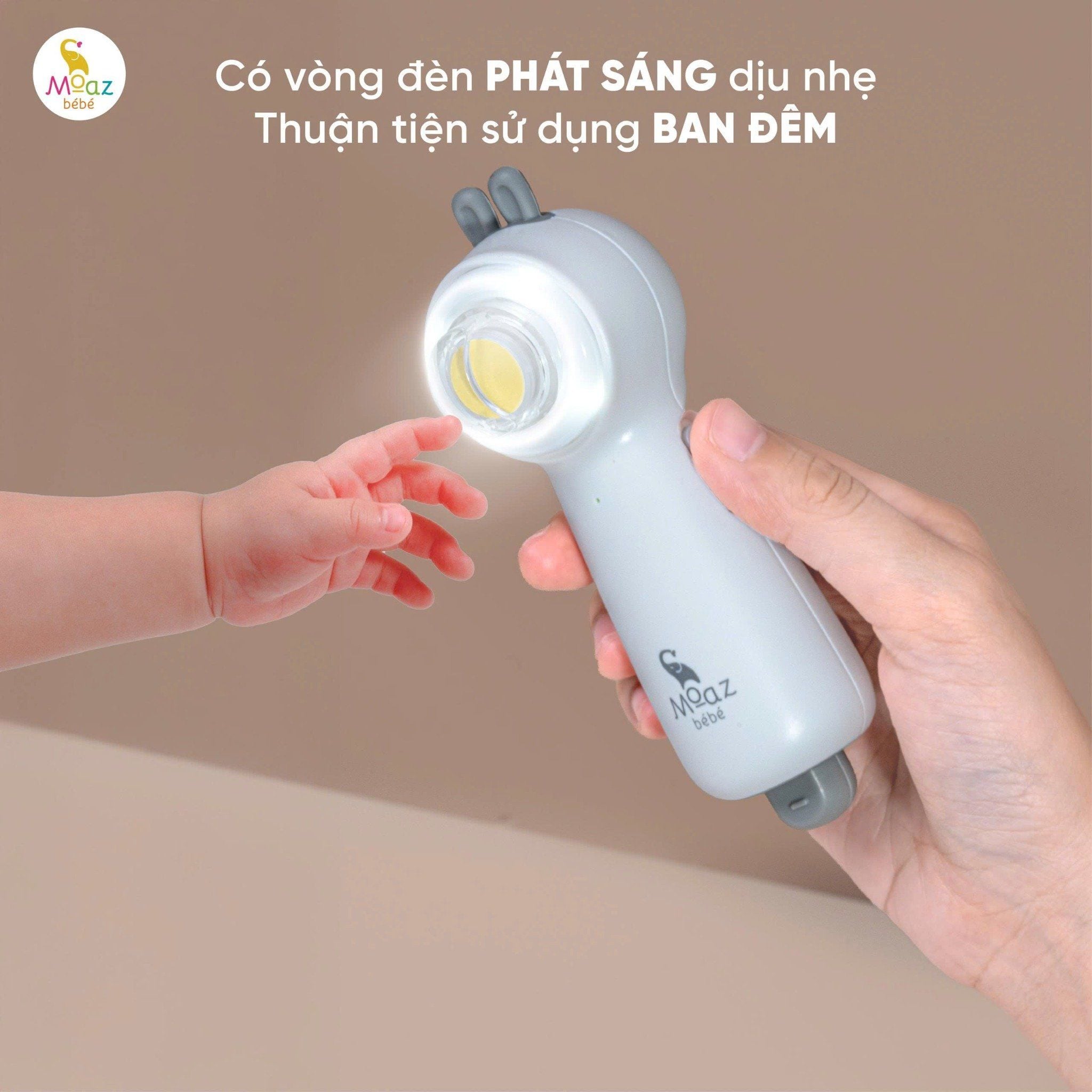  Bộ cắt dũa móng tay cho bé Moaz BéBé MB-118 