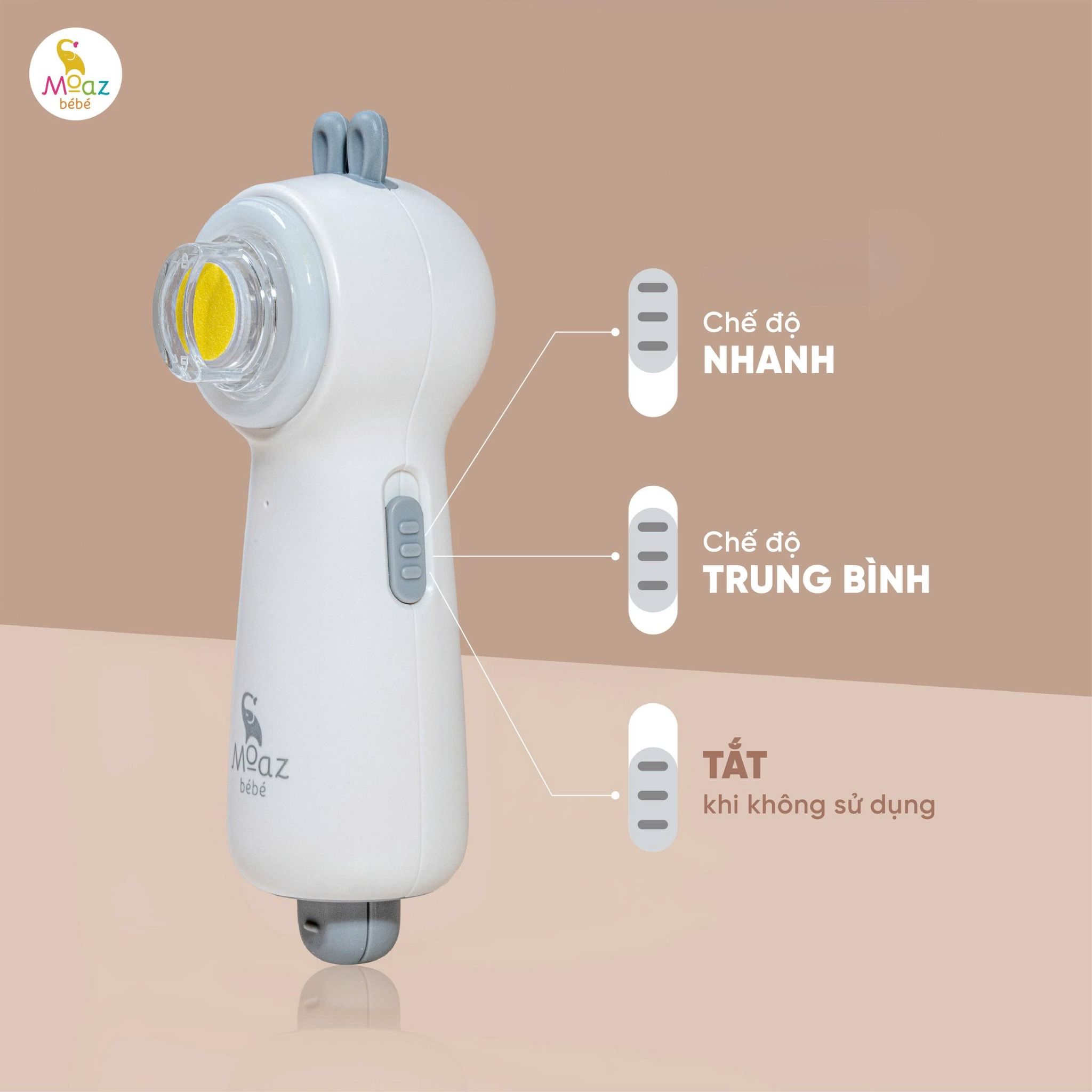  Bộ cắt dũa móng tay cho bé Moaz BéBé MB-118 