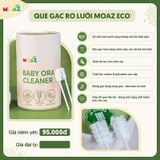  Que Gạc Rơ Lưỡi Cho Bé 360° Moaz Eco (Hộp 30 que) 