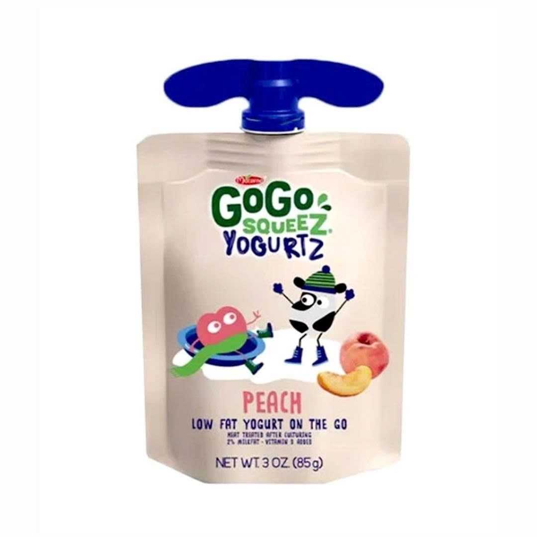  (A) Sữa chua túi Gogo SqueeZ YogurtZ - Đào 