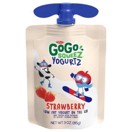  Sữa chua túi Gogo SqueeZ YogurtZ - Dâu 