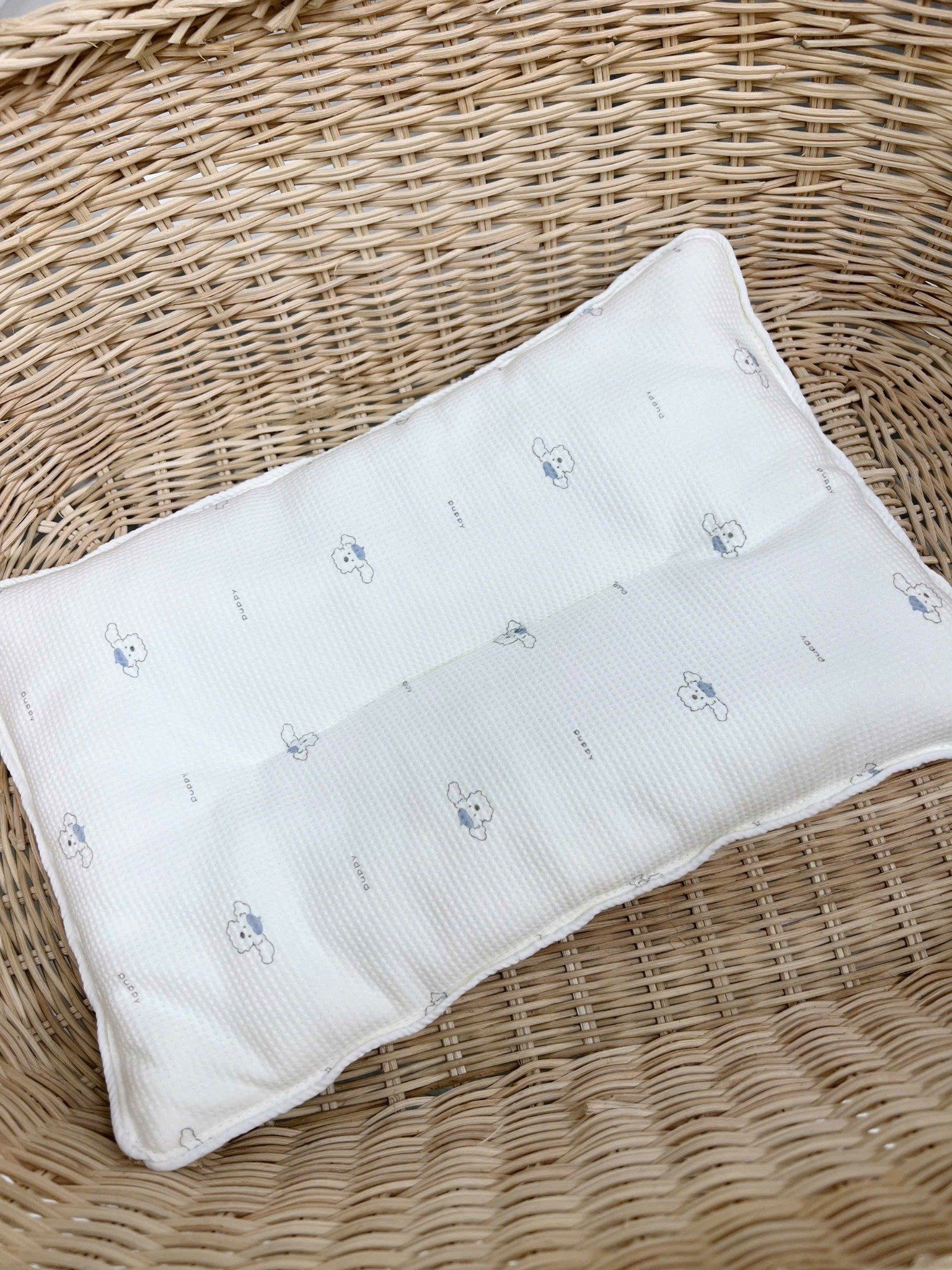  Gối Mỏng Vải Tổ Ong Cho Bé Từ Sơ Sinh HV Bedding 