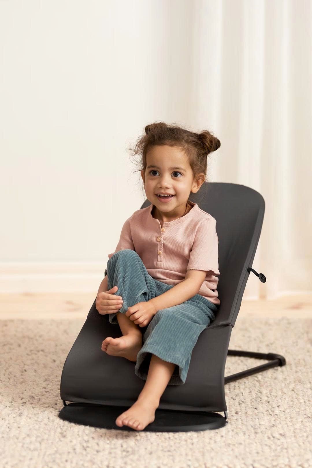  Ghế Rung Baby Bjorn Bouncer Bliss Vải Woven /Jersey / Tri-Fabric - Màu Dark Grey 