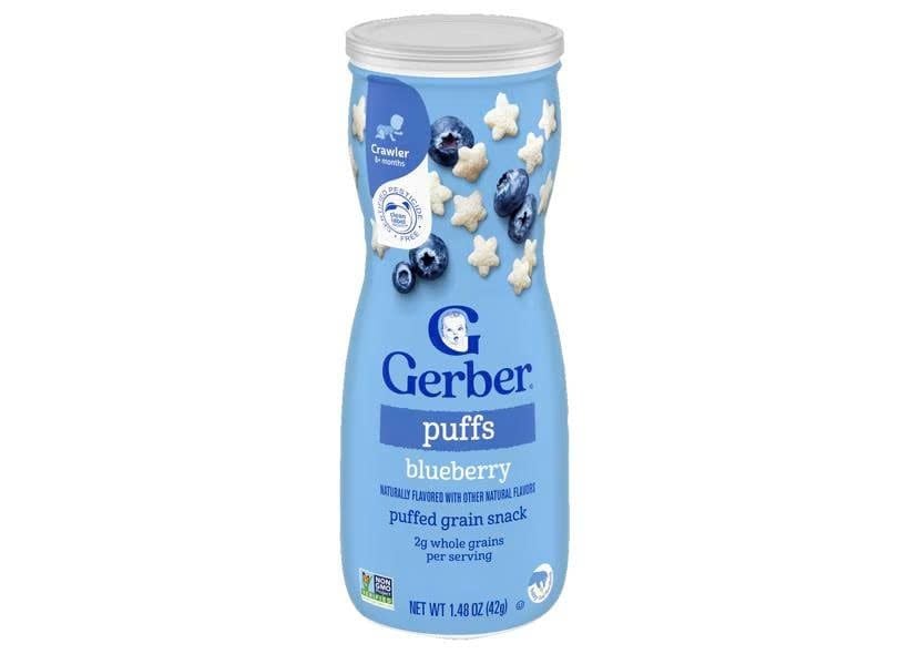  BÁNH ĂN DẶM GERBER PUFFS (42G) - VỊ VIỆT QUẤT 
