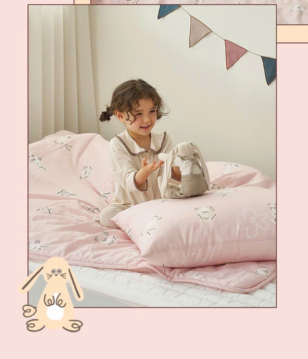  Chăn Chần Bông Modal Kids Dono&Dono Cho Bé Từ 6 Tháng 