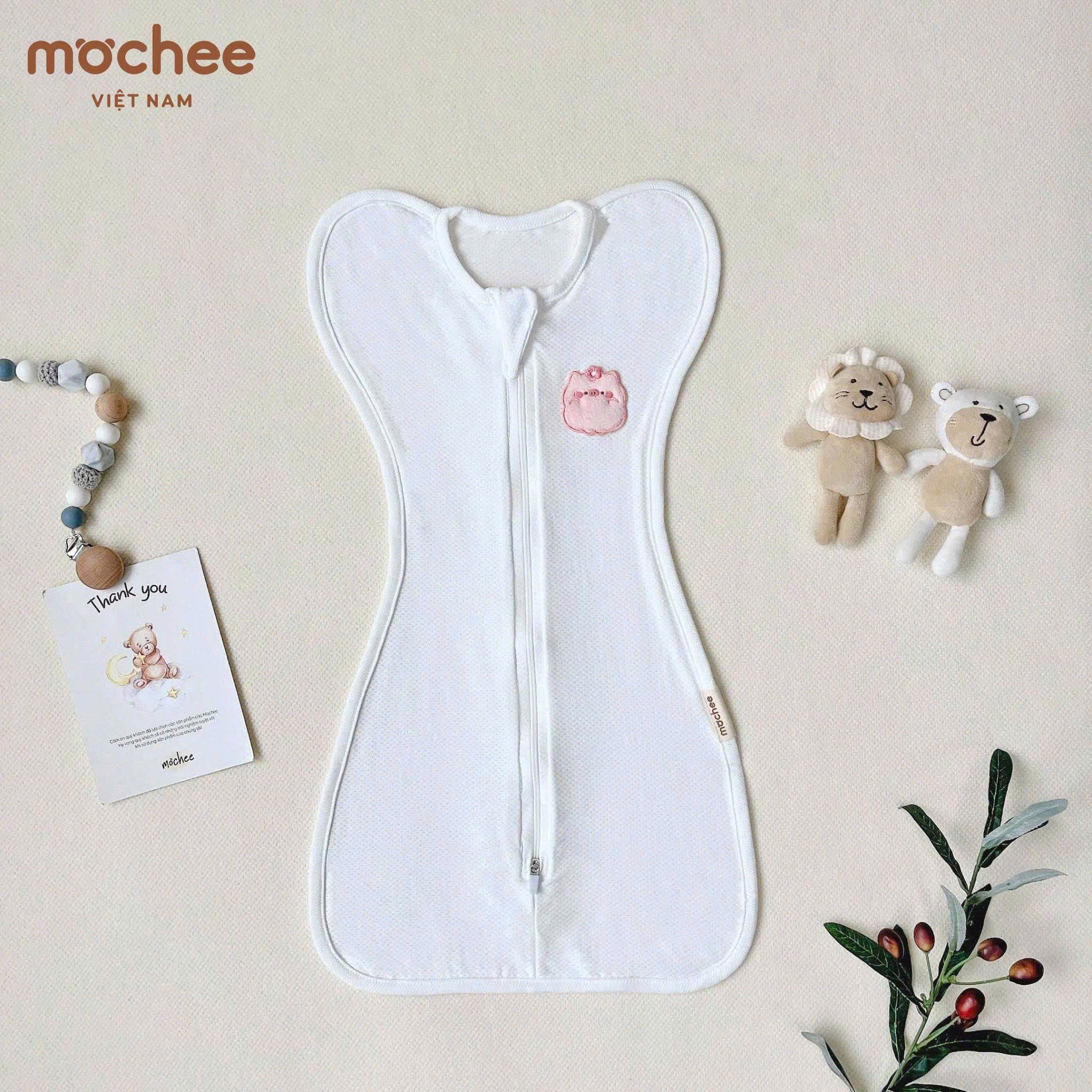  Nhộng Chũn Vải Mesh Thoáng Khí Mochee Cho Bé 