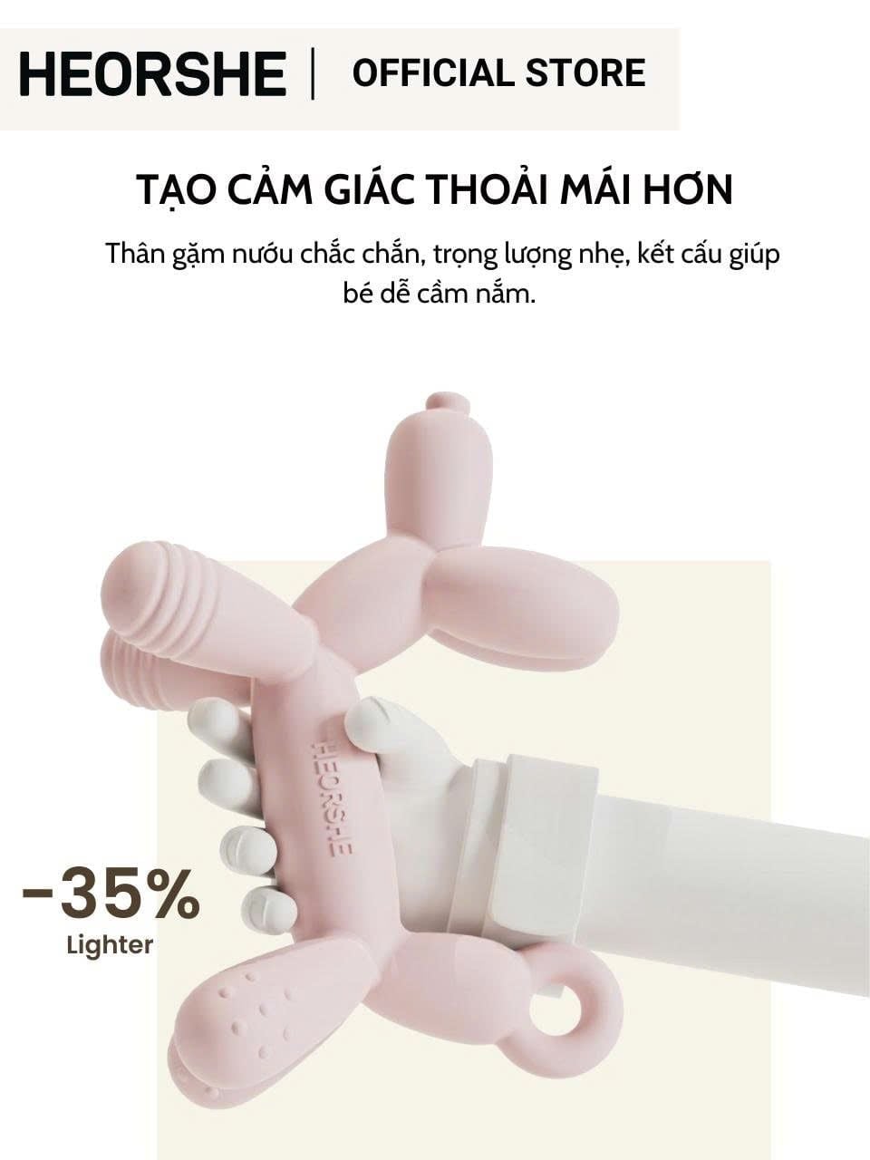  Gặm Nướu Puppy Heorshe Silicone Cao Cấp 