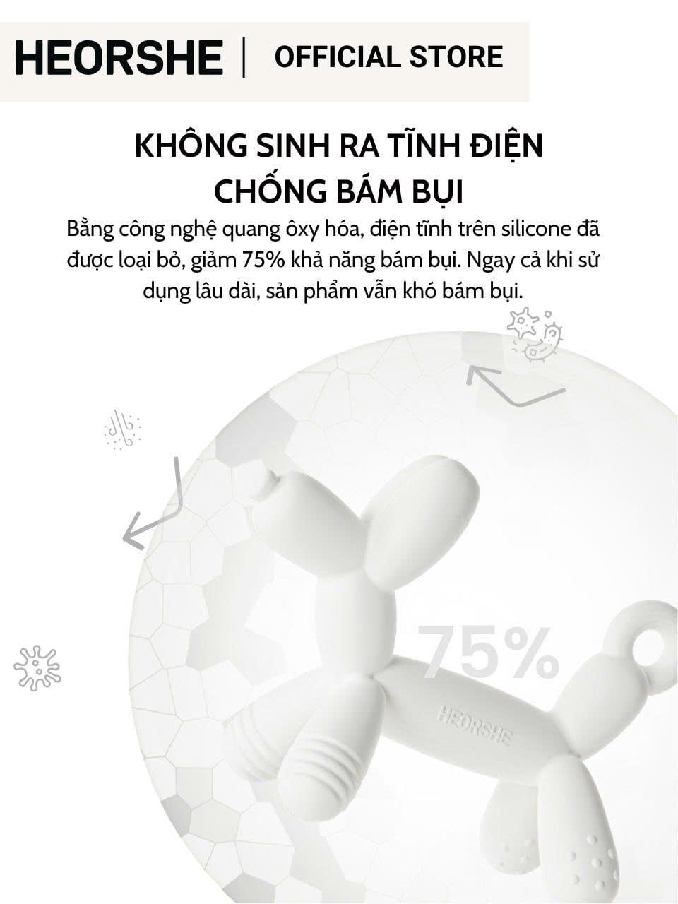  Gặm Nướu Puppy Heorshe Silicone Cao Cấp 