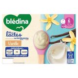  Sữa chua Bledina Mini Lactes vị Vanille 6M+ (55g x 6) 