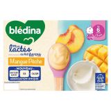  Sữa chua Bledina Mini Lactes vị Xoài Đào 6M+ (55g x 6) 