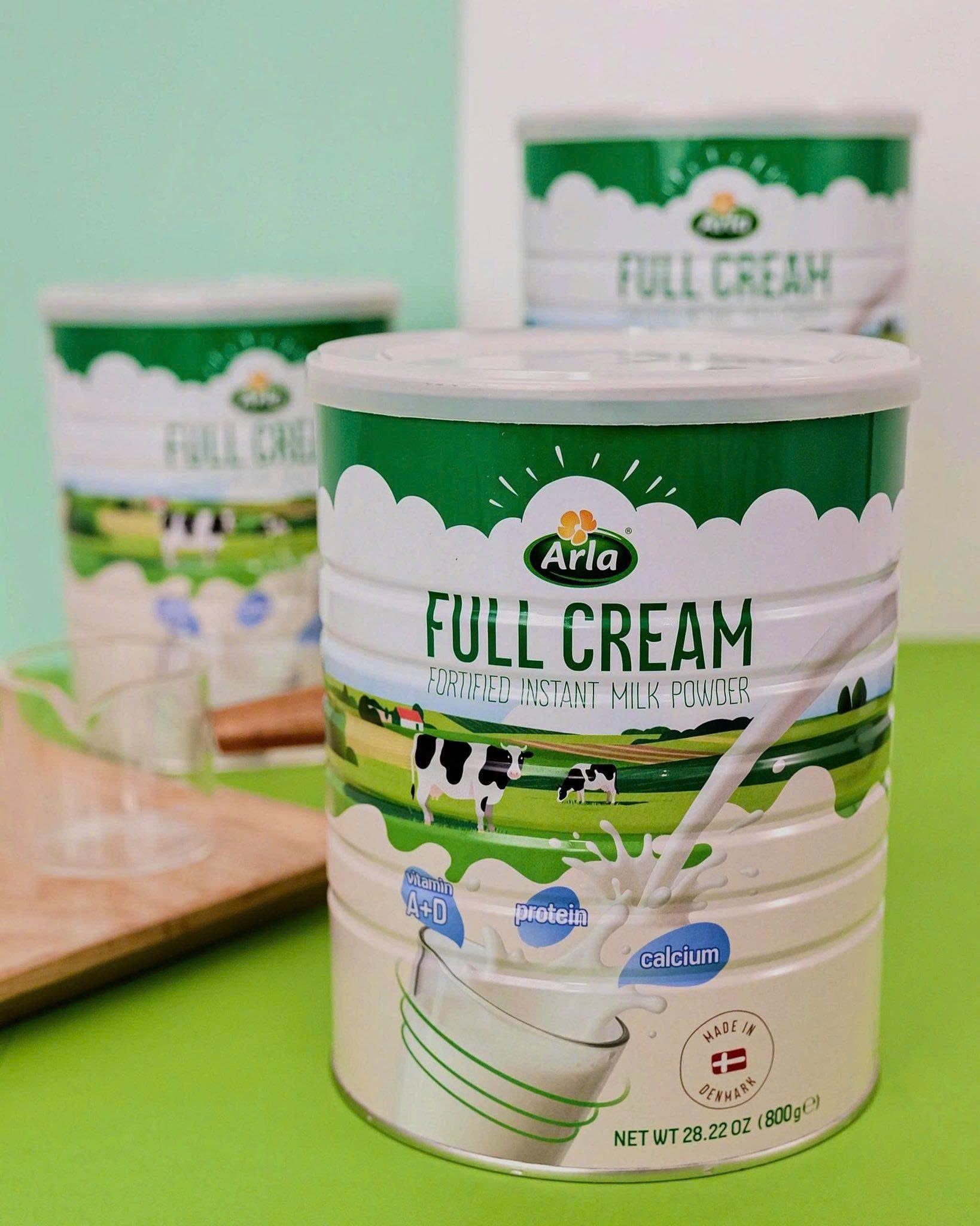  Sữa Tươi Dạng Bột Nguyên Kem Arla Full Cream 800g 