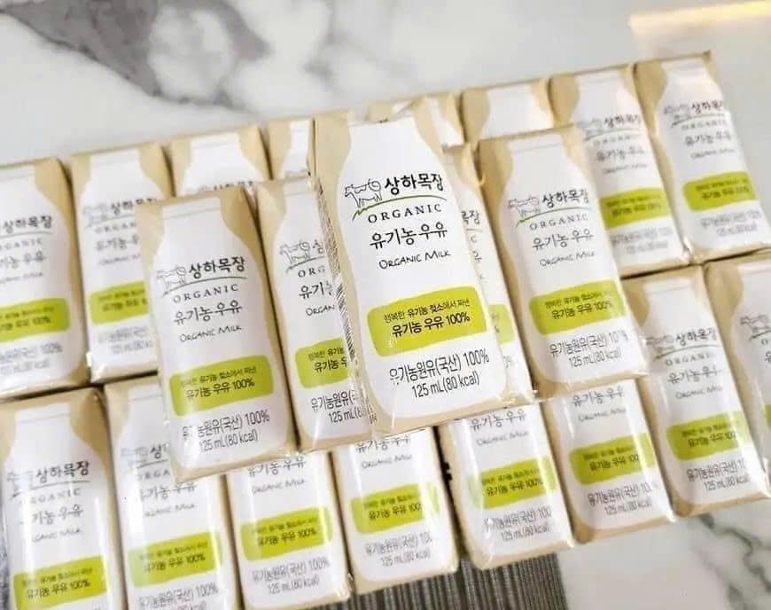  (HỘP) Sữa Tươi Maeil Organic Hàn Quốc 125ml - Vị Nguyên Bản 