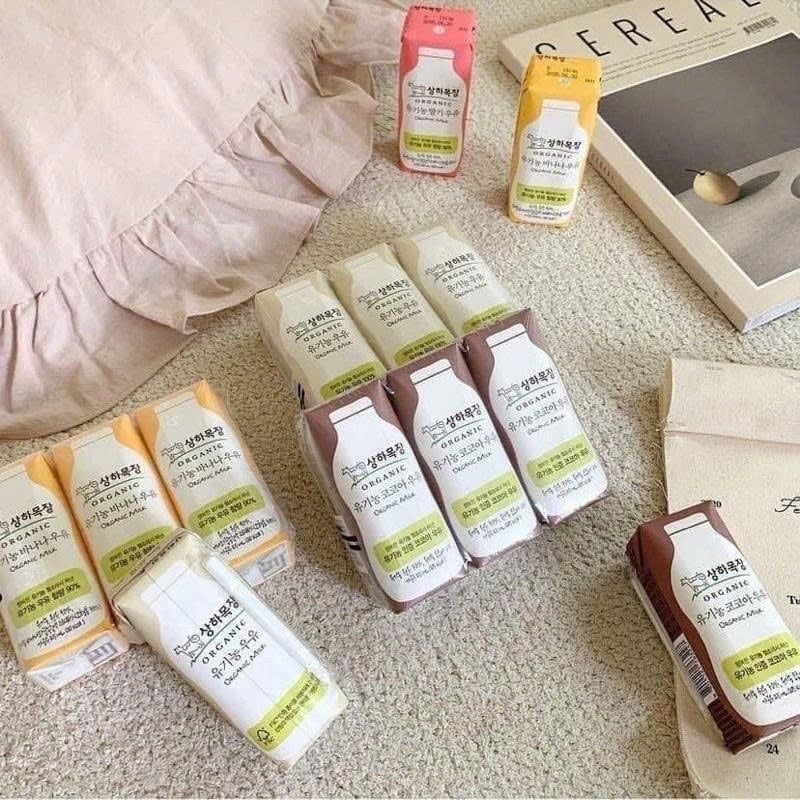  (HỘP) Sữa Tươi Maeil Organic Hàn Quốc 125ml - Vị Dâu 