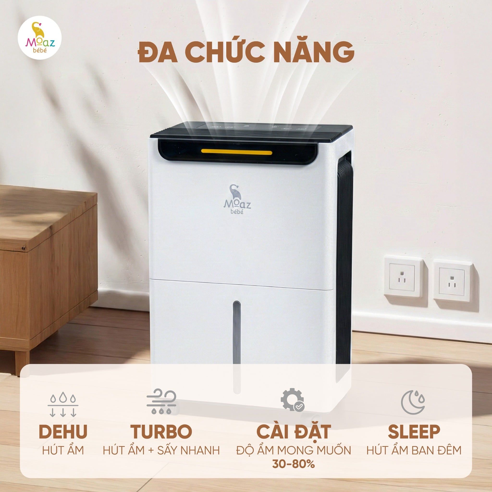  Máy hút ẩm Moaz BéBé MB-125 
