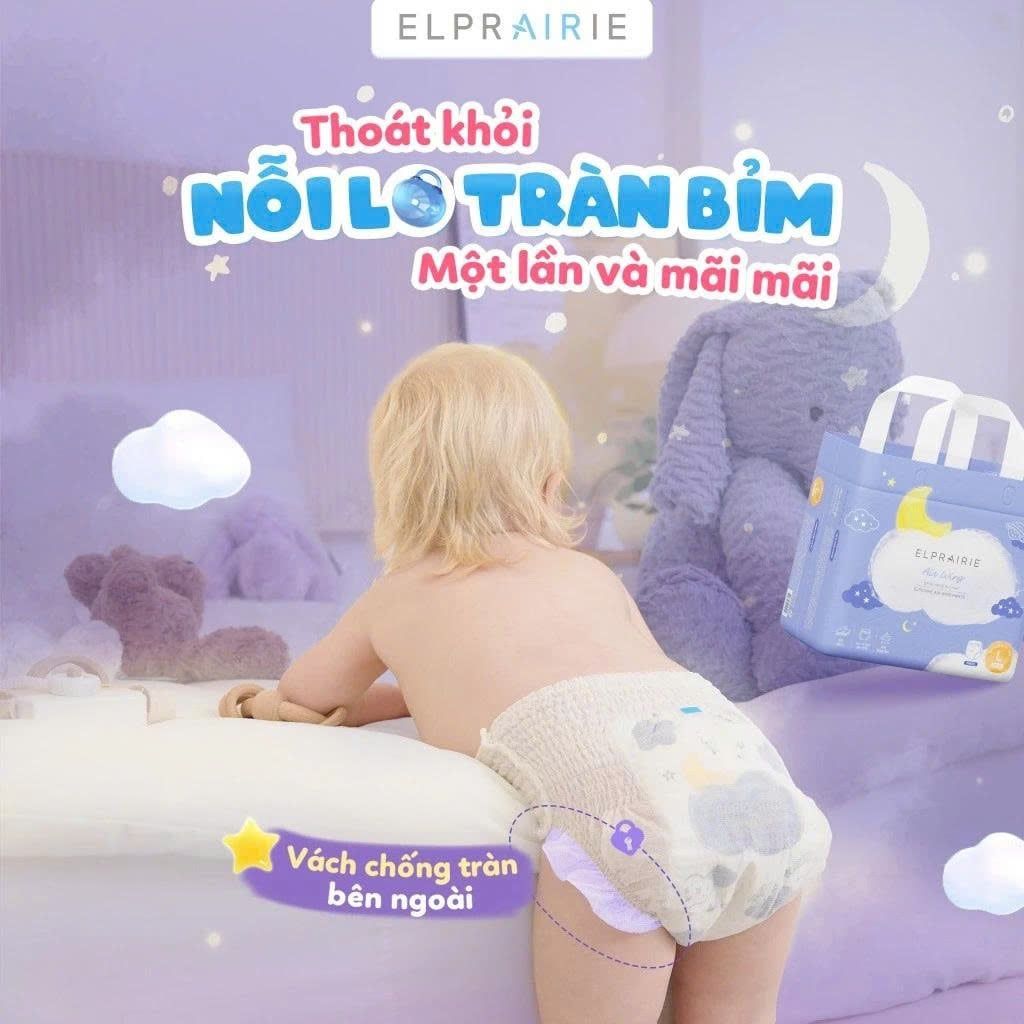  Tã/Bỉm Quần Ban Đêm Elprairie Air Wing Nội Địa Hàn 