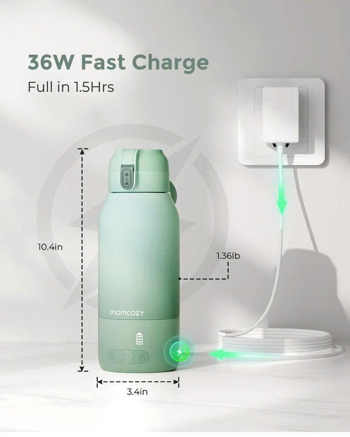  Máy Hâm Sữa Momcozy Superfast Portable Breast Milk & Water Warmer for Travel 