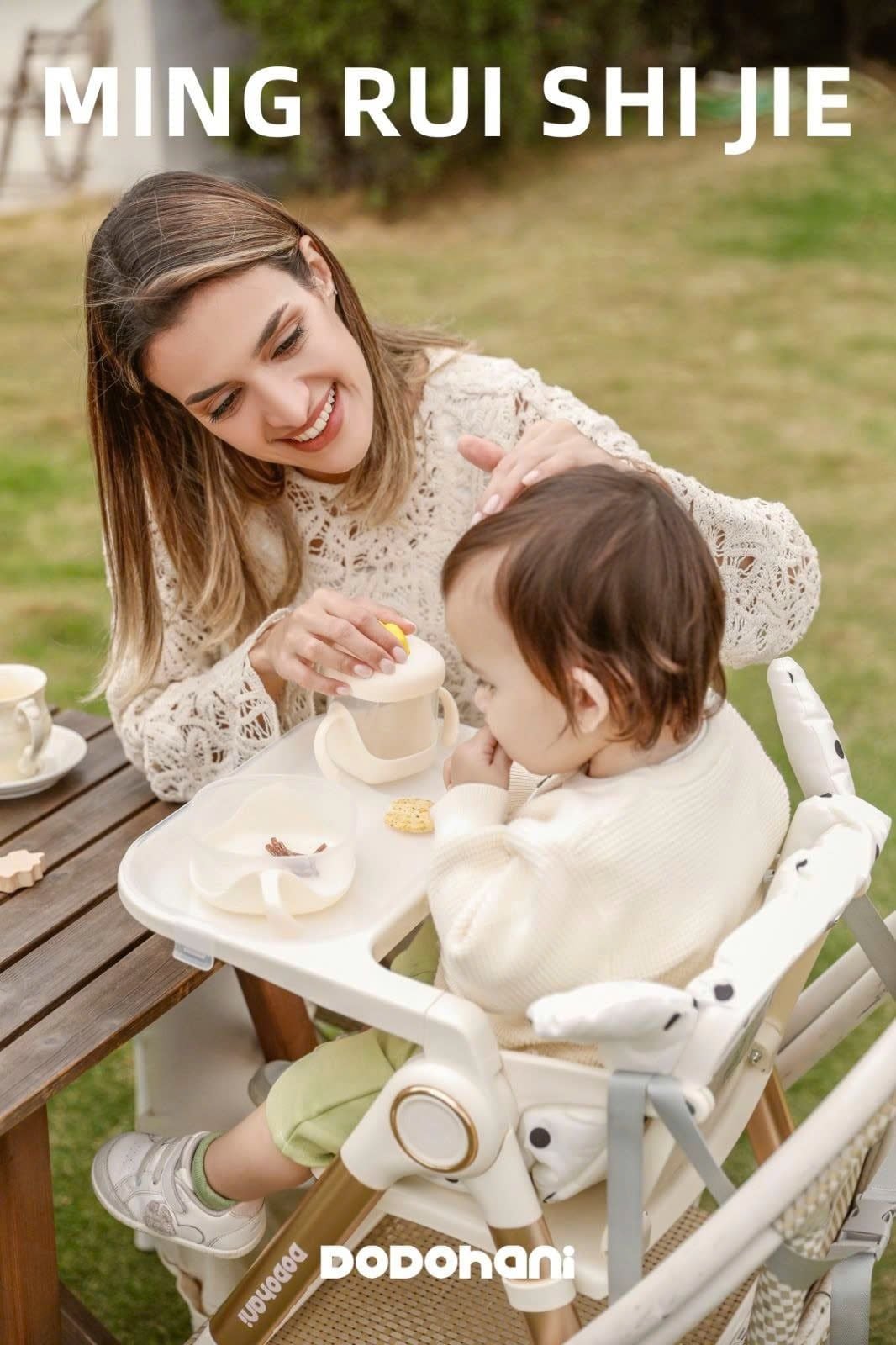  Ghế Ăn Dặm Gấp Gọn Di Động Dodohani Hàn Quốc 