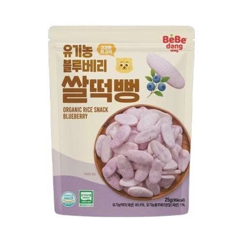  Bánh Gạo Hữu Cơ Dạng Miếng Dẹt Bebedang Cho Bé Từ 6M+ (30g) 