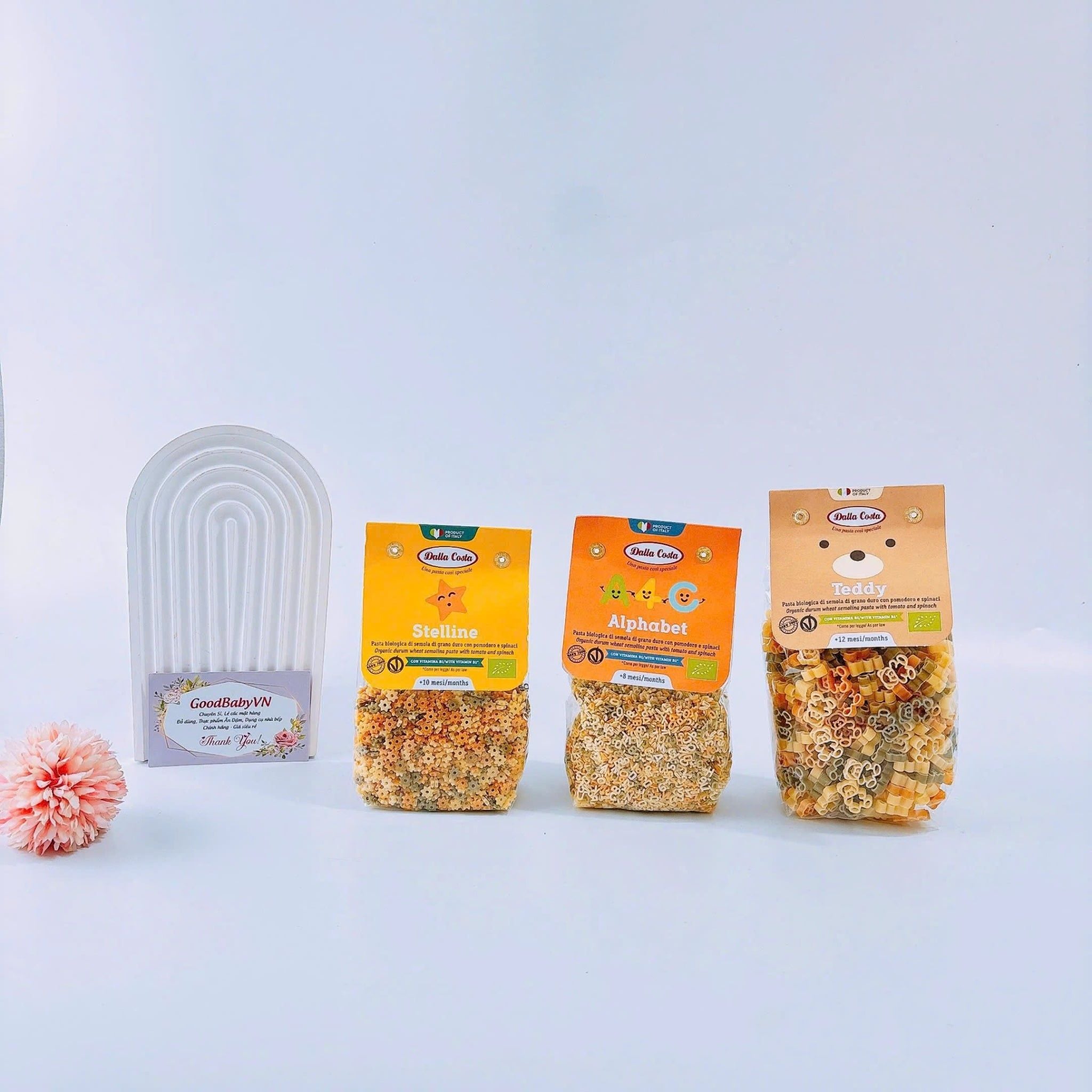  Nui sao rau củ hữu cơ Dalla Costa 200g 