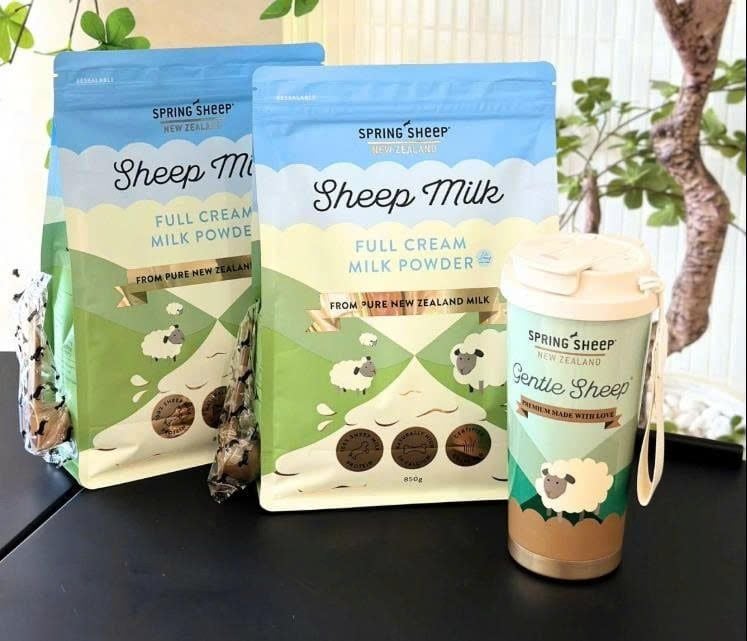 Sữa Cừu Nguyên Kem Spring Sheep New Zealand Dạng Túi 850g 