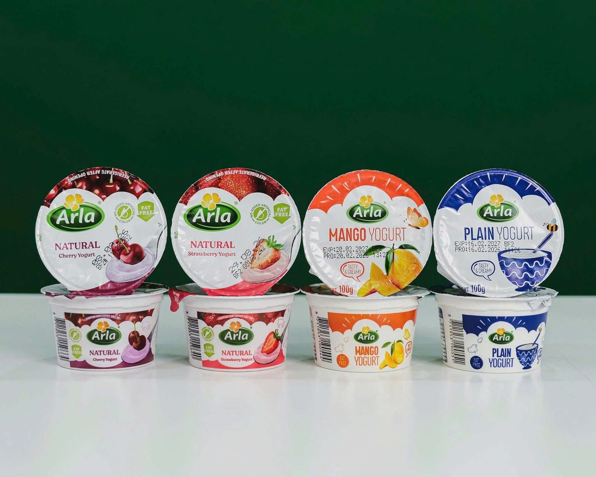  Sữa Chua Nguội Arla Natural Yogurt 12M+ (100g x 6) 