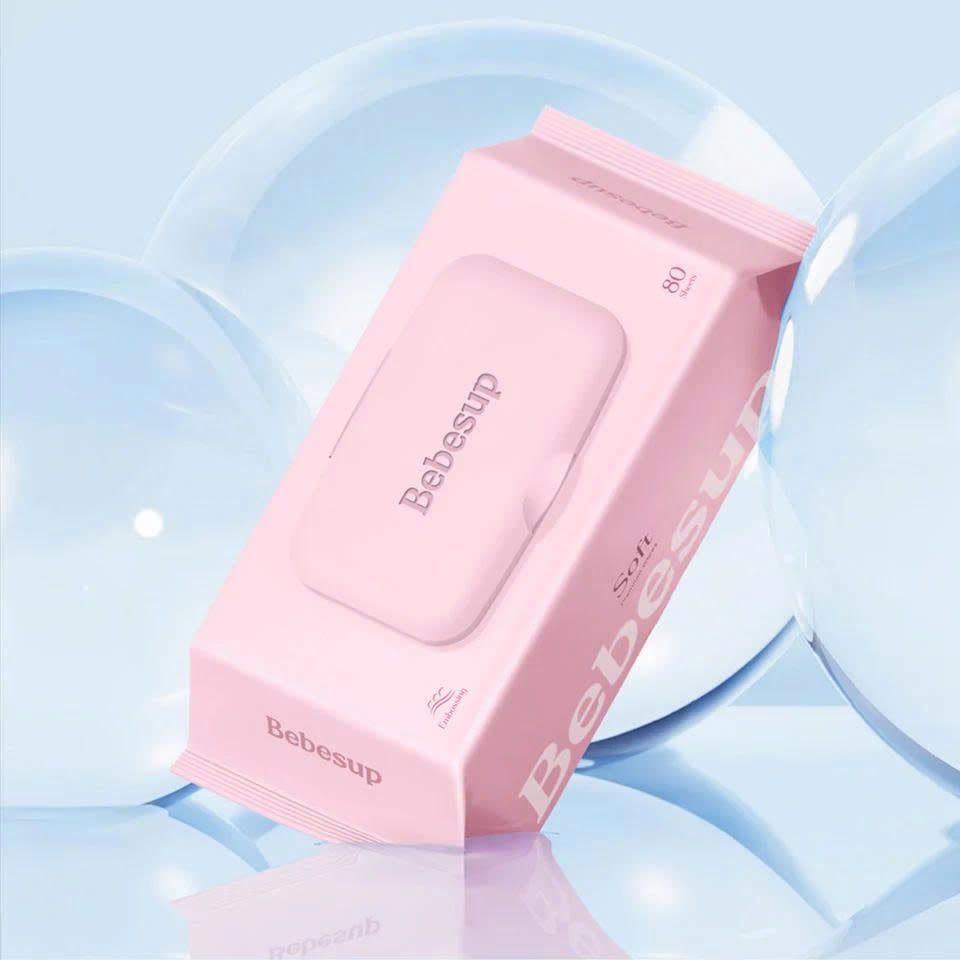  KHĂN ƯỚT BEBESUP SOFT - 80 TỜ 
