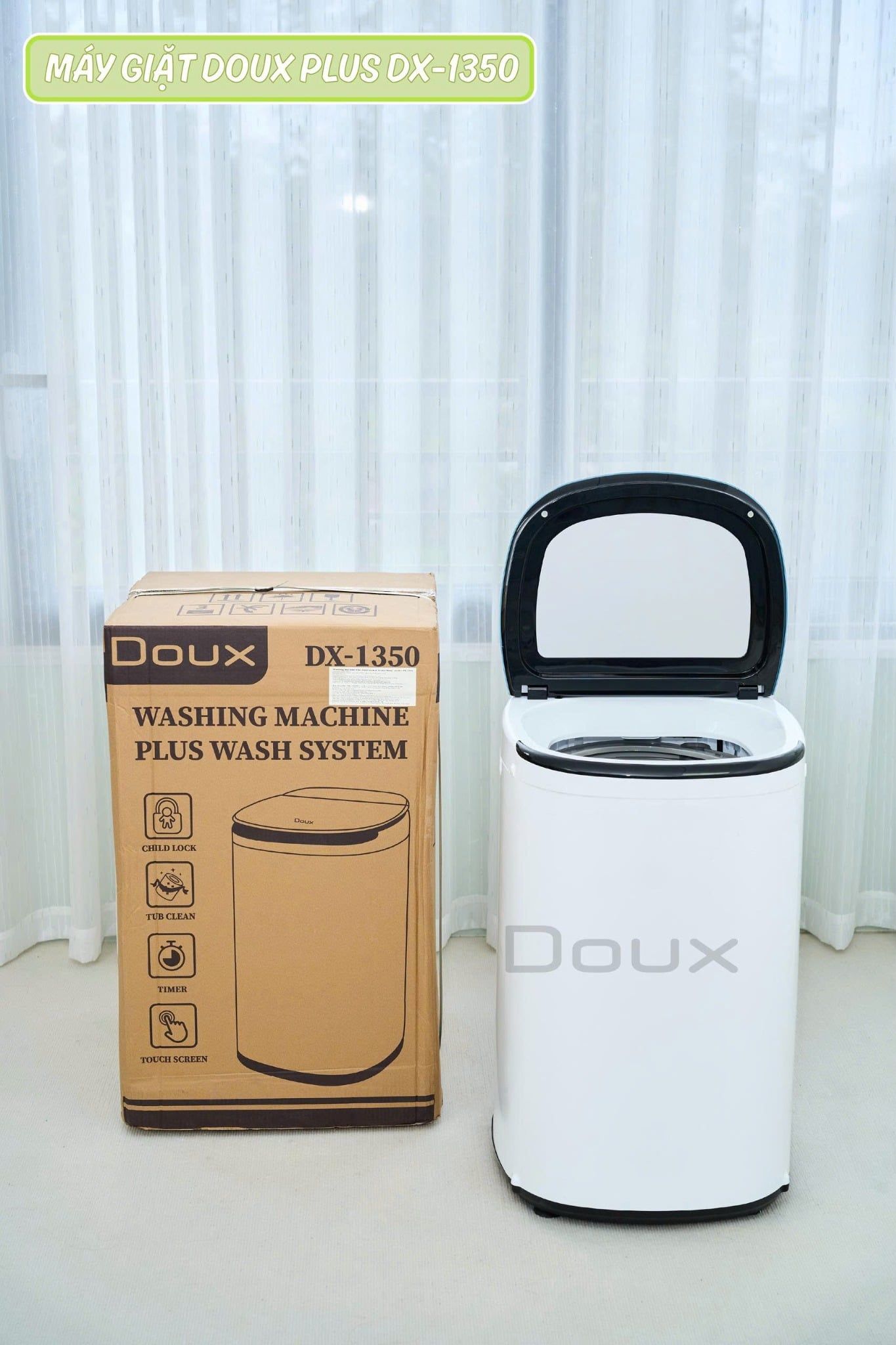  Máy Giặt Mini Doux Lux DX-1350 