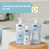  Sữa Tắm Gội Chiết Xuất Lô hội & Cúc La Mã Chicco Natural Sensation 0M+ 500ml 