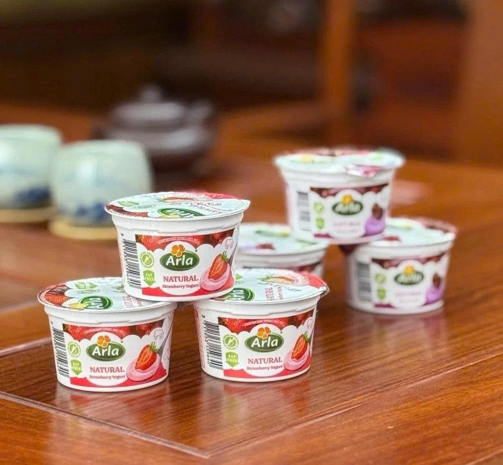 Sữa Chua Nguội Arla Natural Yogurt 12M+ (100g x 6) 