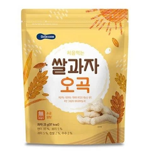  Bánh hình que hữu cơ Bebecook vị ngũ cốc 
