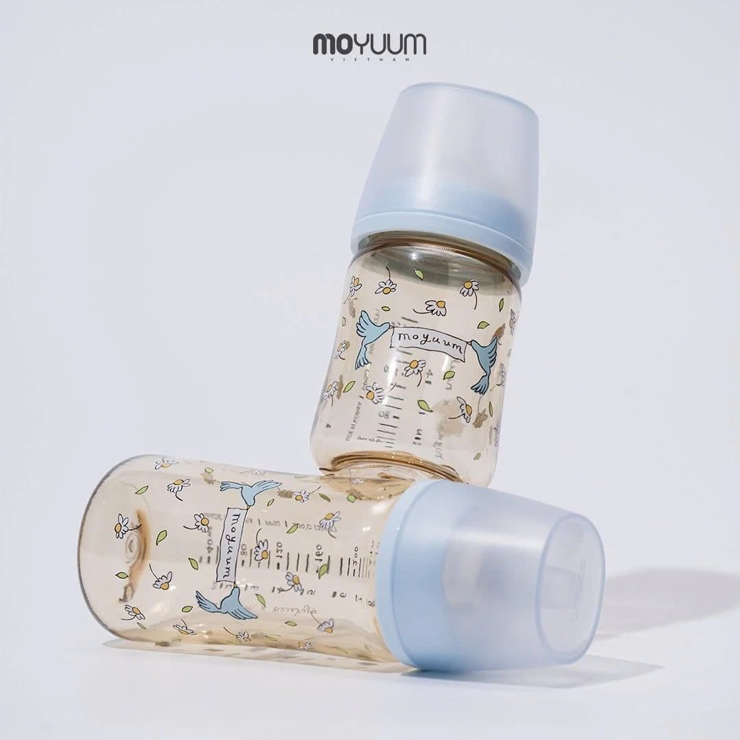  Bình Sữa PPSU Moyuum Thế hệ 3 - Mẫu Blooming 